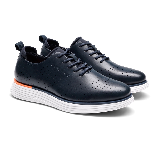 [MaxFlex SuiteCraft-] Men's Business Casual Oxford Sneakers - BLUE - 3